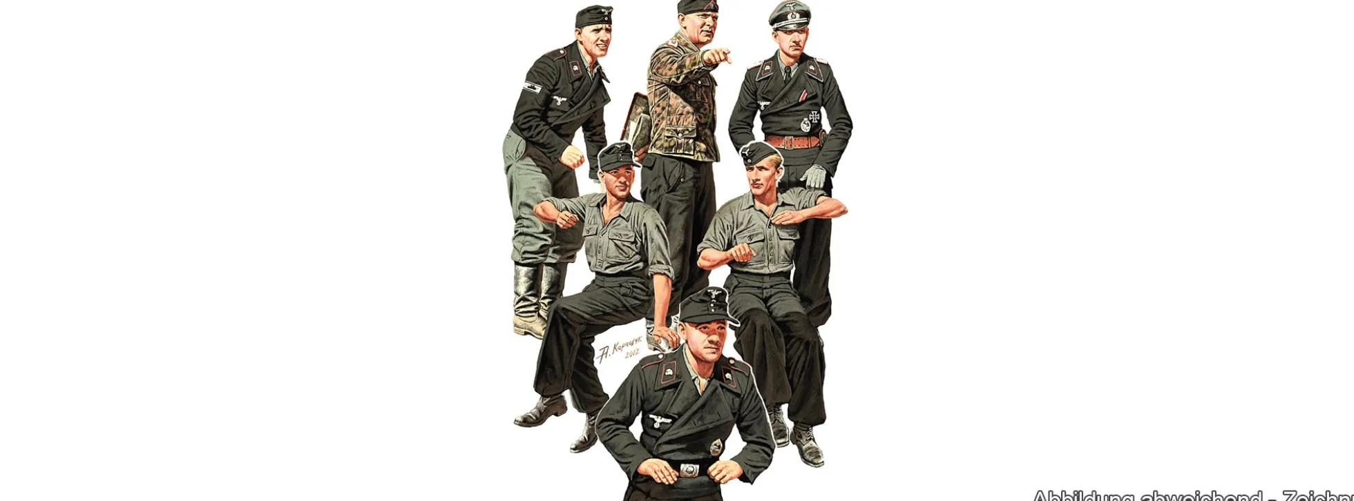 MiniArt 550035283 Deutsche Panzerbesatzung - Special Edition | 6 Stück | Figuren Bausatz 1:35