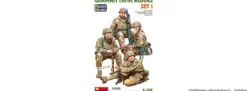 MiniArt 53022 Deutsche Panzerbesatzung sitzend | Militär Bausatz 1:35