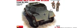 MiniArt 550035074 Deutscher Dingo Mk.II Pz.Kmpf. Mk.I 202e | Militär Bausatz 1:35