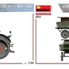 MiniArt 38033 Deutscher Industrieschlepper D8511 Modell 1936 mit Anhänger | Traktor Bausatz