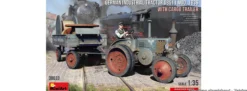MiniArt 38033 Deutscher Industrieschlepper D8511 Modell 1936 mit Anhänger | Traktor Bausatz
