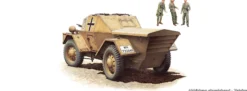 MiniArt 550035082 Deutscher Leichter PzKpfw. Mk.I 202e Dingo mit Besatzung | Militär Bausatz 1:35
