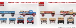 MiniArt 38023 Deutscher LKW L1500S mit Anhänger | LKW Bausatz 1:35