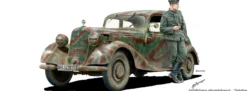 MiniArt 550035203 Deutscher Personenwagen Typ 170V Saloon mit Figur | Militär Bausatz 1:35