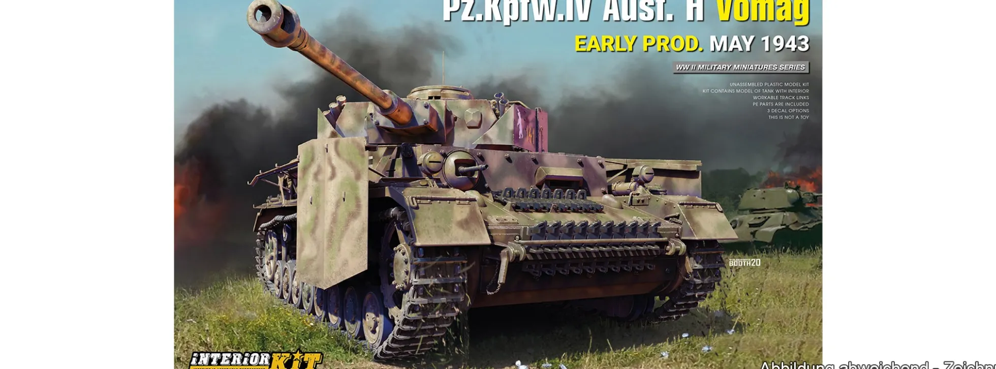 MiniArt 550035298 Deutscher Pz.Kpfw.IV Ausf. H Vomag. Frühe Prod. Interior Kit | Panzer Bausatz 1:35