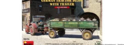 MiniArt 38038 Deutscher Schlepper D8506 mit Anhänger | Traktor Bausatz 1:35