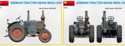 MiniArt 38029 Deutscher Traktor Schlepper D8506 Mod. 1937 | Traktor Bausatz 1:35