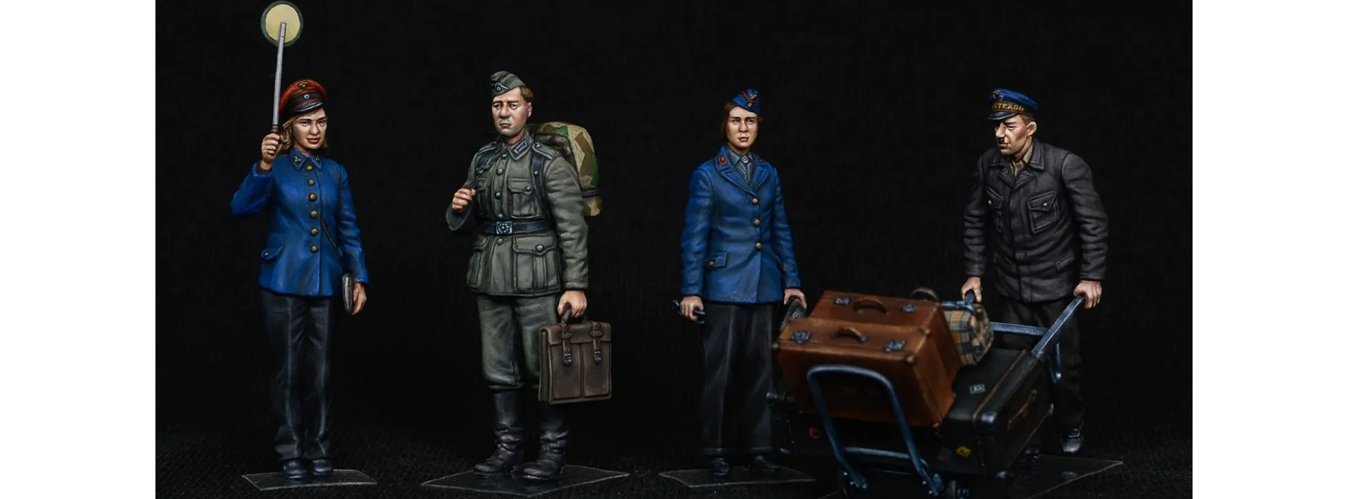 MiniArt 38010 Deutsches Bahnhofspersonal 1930-1940er | Figuren Bausatz 1:35