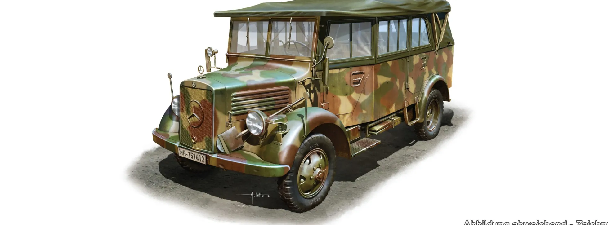 MiniArt 550035147 Deutsches Kfz.70 L1500A Mannschaftskraftwagen | Militär Bausatz 1:35