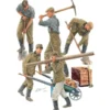 MiniArt 550035408 Deutsche Soldaten bei der Arbeit - Special Edition | Figuren Bausatz 1:35