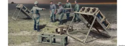 MiniArt 550035273 Deutsches Schweres Wurfgerät 40 mit 5 Figuren | Militär Bausatz 1:35
