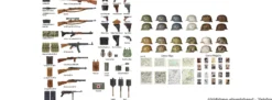 MiniArt 550035247 Deutsche Waffen und Zubehör für Infanterie/Panzerbesatzung | Militär Bausatz 1:35