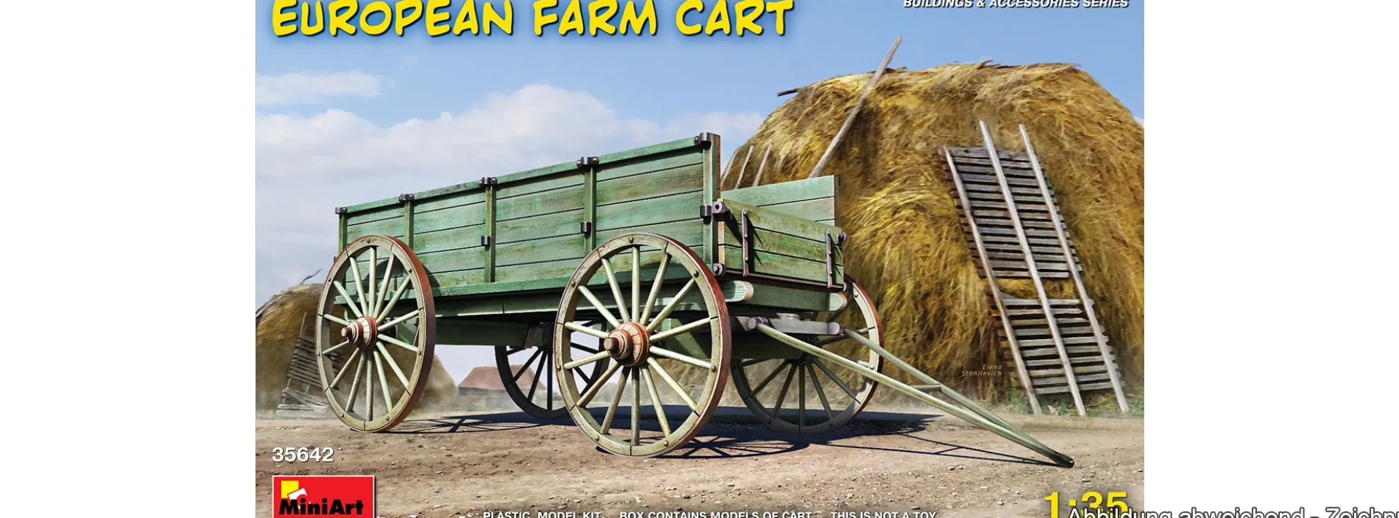 MiniArt 35642 Europäischer Bauernwagen | Landwirtschaft 1:35