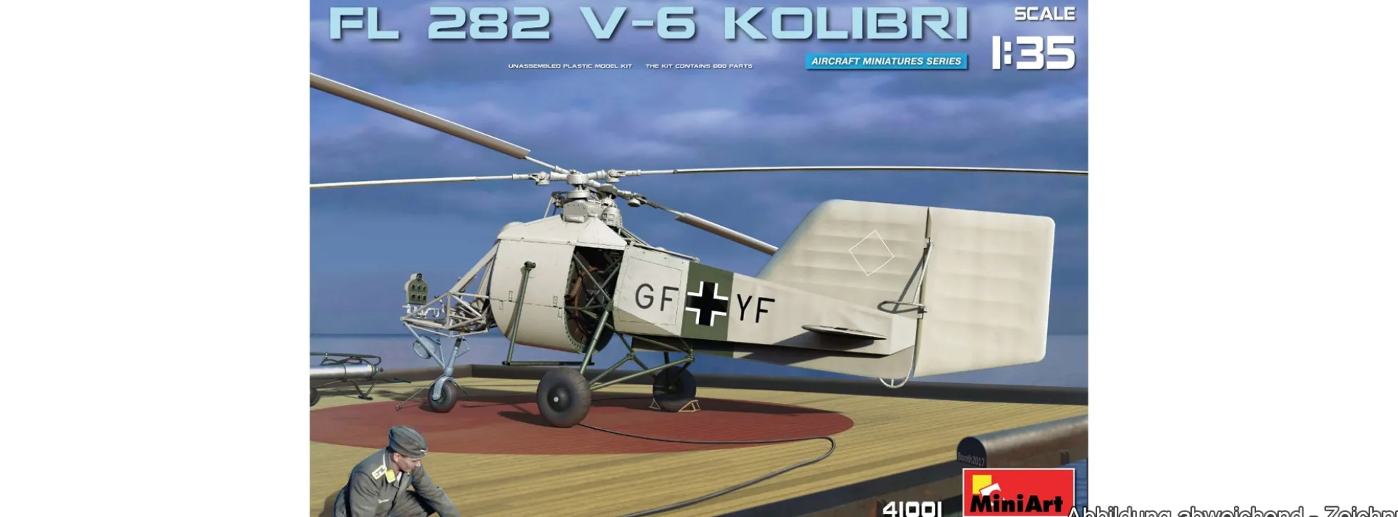 MiniArt 41001 FL 282 V-6 Kolibri | Hubschrauber Bausatz 1:35