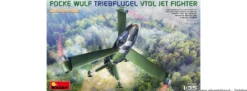 MiniArt 40009 Focke Wulf Triebflügel VTOL Jäger Düsenkampfflugzeug | Flugzeug Bausatz 1:35