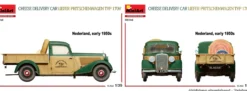 MiniArt 38046 Käselieferwagen Pritschenwagen Typ 170V mit Zubehör | Auto Bausatz 1:35