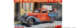 MiniArt 38065 Liefer Pritschenwagen Typ 170V als Möbeltransporter | Auto Bausatz 1:35