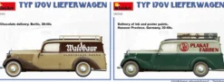 MiniArt 38040 Lieferwagen Typ 170V mit Zubehör | Auto Bausatz 1:35