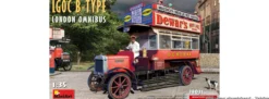 MiniArt 38021 London Omnibus LGOC Typ B | Bus Bausatz 1:35