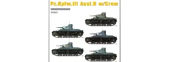 MiniArt 35221 Panzerkampfwagen III Ausführung B mit Besatzung | Panzer Bausatz 1:35