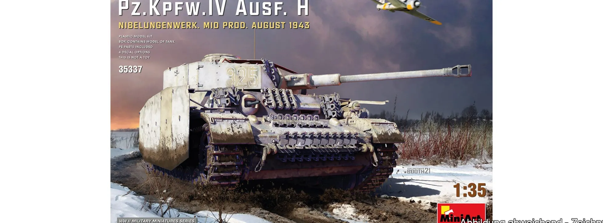 MiniArt 550035337 Pz.Kpfw.IV Ausf.H Nibelungenwerk Mid Production August 1943 | Panzer Bausatz 1:35