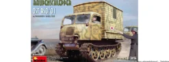 MiniArt 53048 Raupenschlepper RSO/U01 mit Holzkabinen-Aufbau | Militär Bausatz 1:35