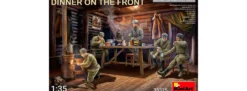 MiniArt 35325 Sowjetisches Abendessen an der Front mit Zubehör | Figuren Bausatz 1:35