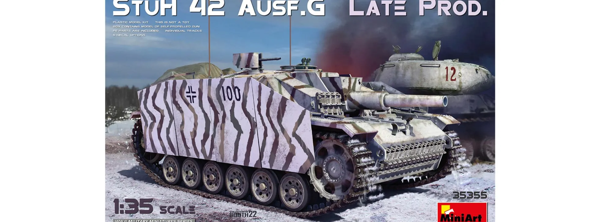MiniArt 35355 StuH 42 Ausf. G Späte Produktion | Panzer Bausatz 1:35