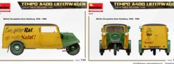 MiniArt 38049 Tempo A400 Lieferwagen Obst- und Gemüsehandel 3-Rad | Auto Bausatz 1:35