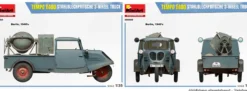 MiniArt 38059 Tempo E400 Stahlblechpritsche 3-Rad | Auto Bausatz 1:35