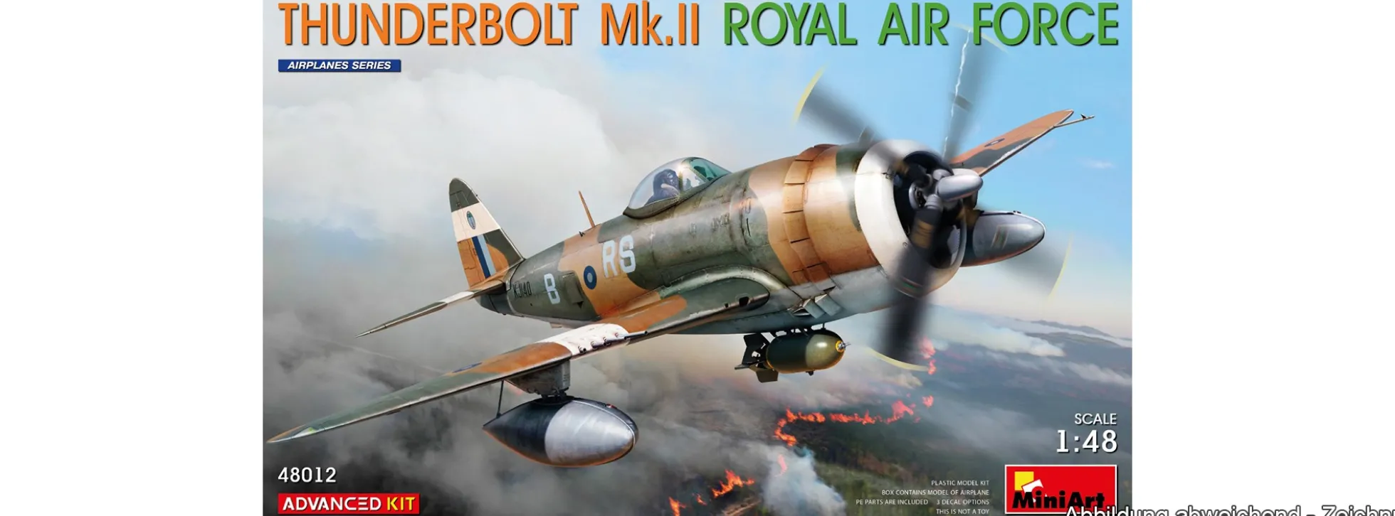 MiniArt 48012 Thunderbolt Mk. II | Flugzeug Bausatz 1:48