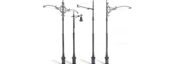 MiniArt 35523 Tram Oberleitungshalterungen und Straßenlampe | Gebäude Bausatz 1:35