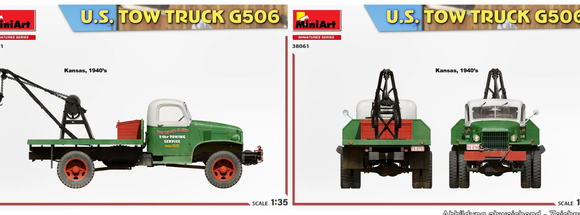 MiniArt 38061 US Abschlepper G506 | LKW Bausatz 1:35
