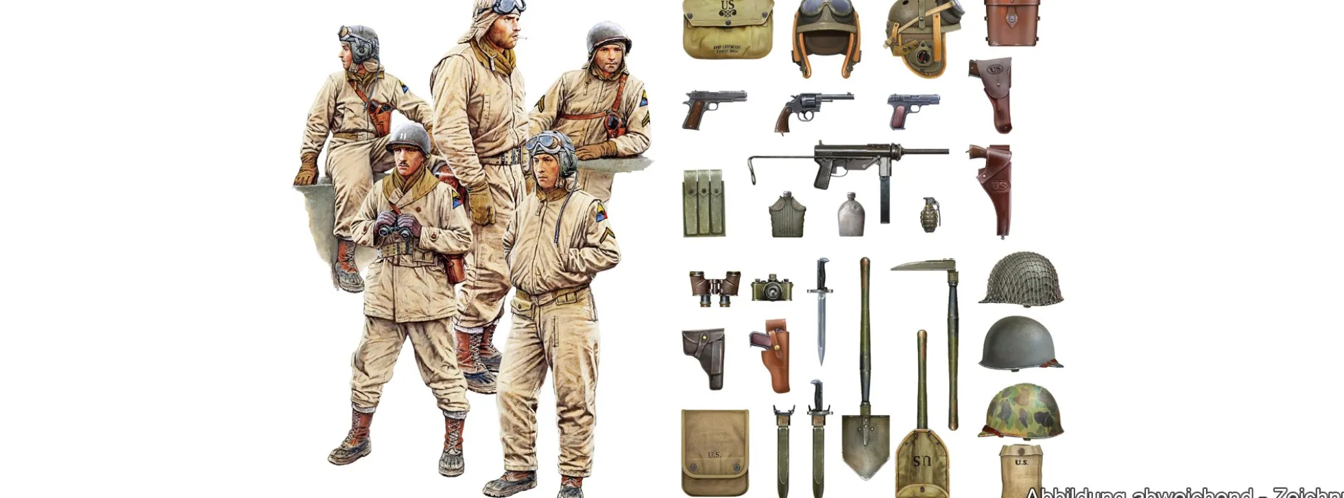 MiniArt 35399 US Panzerbesatzung NW Europe | 5 Stück | Figuren Bausatz 1:35