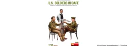 MiniArt 35406 US-Soldaten im Cafe | Figuren Bausatz 1:35