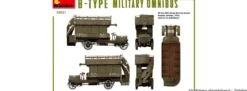 MiniArt 39001 WWI Militär Omnibus B-Typ | Militär Bausatz 1:35