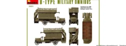 MiniArt 39001 WWI Militär Omnibus B-Typ | Militär Bausatz 1:35