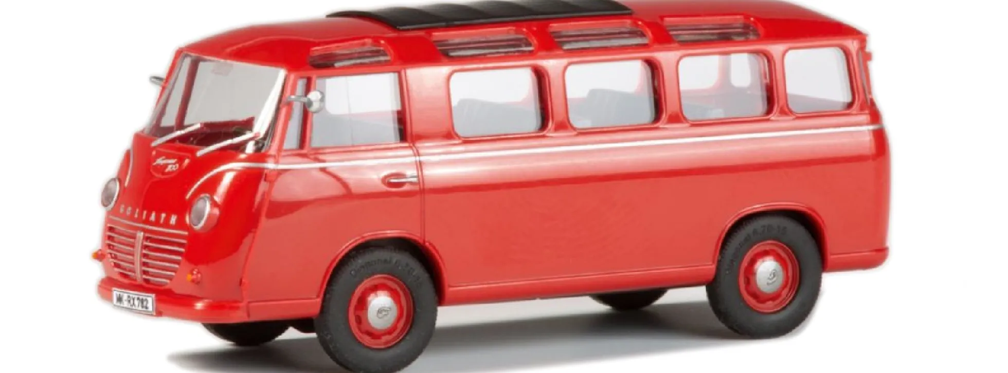 minicar 66035 Goliath Express 1100 Luxusbus rot | Busmodell 1:87