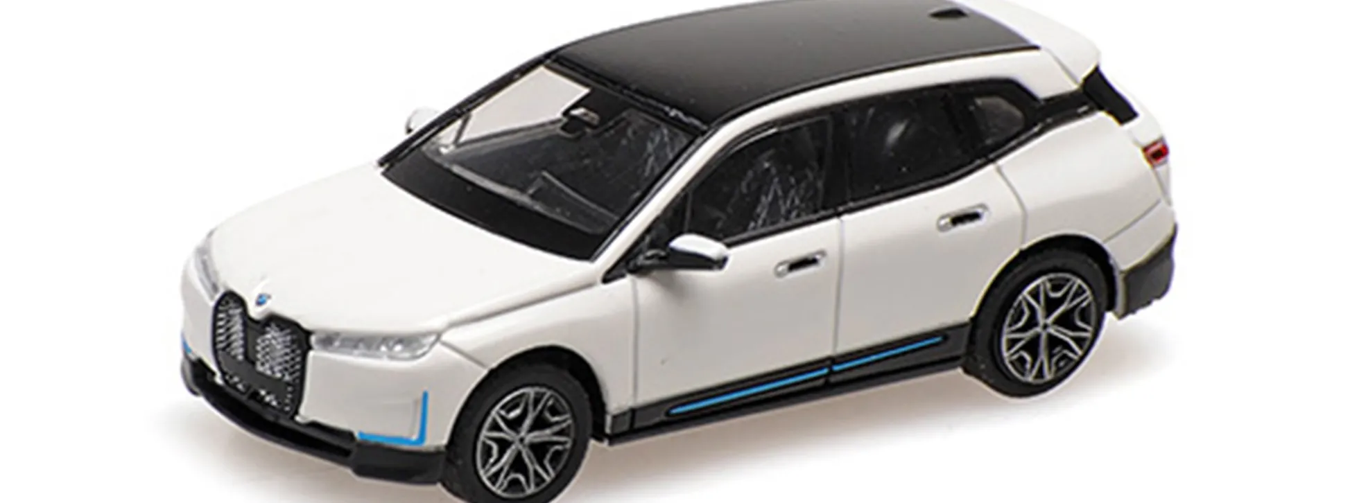MINICHAMPS 870024600 BMW iX 2022 weiss Automodell 1:87