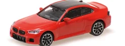 MINICHAMPS 870024700 BMW M2 Coupe G87 2023 rotmetallic Automodell 1:87