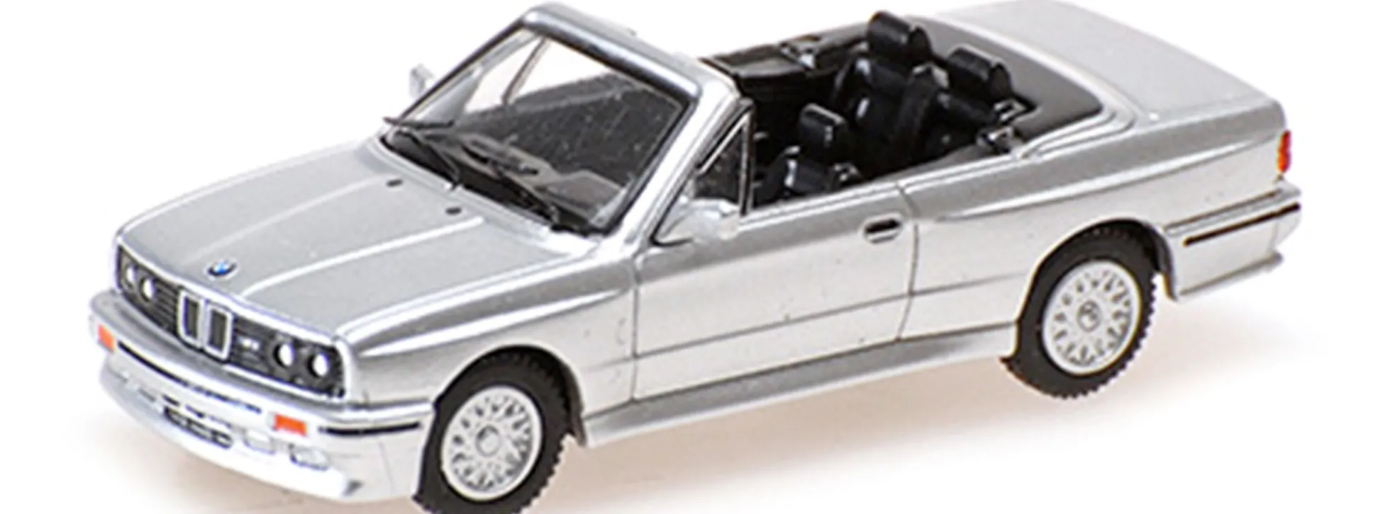 MINICHAMPS 870020232 BMW M3 E30 Cabrio 1988 silbermetallic Automodell 1:87