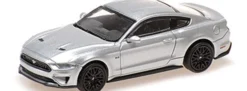 MINICHAMPS 870087028 Ford Mustang VI Coupe 2018 silber Automodell 1:87