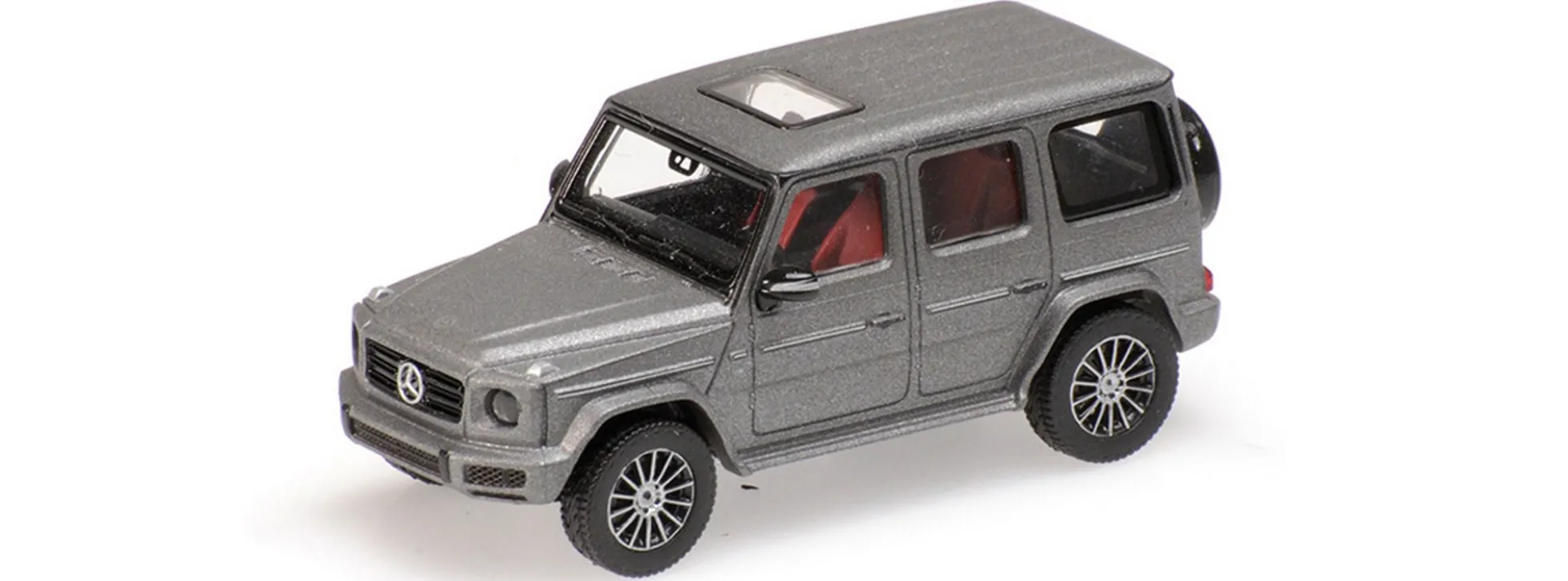 MINICHAMPS 870037400 MB G-Klasse W463 2018 designo-platin-magno-metallic Modell 1:87