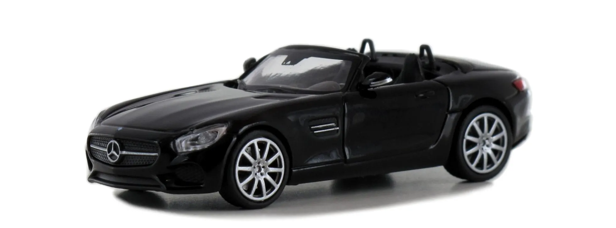MINICHAMPS 870037131 Mercedes-AMG GT Roadster 2015 schwarz Automodell Spur H0