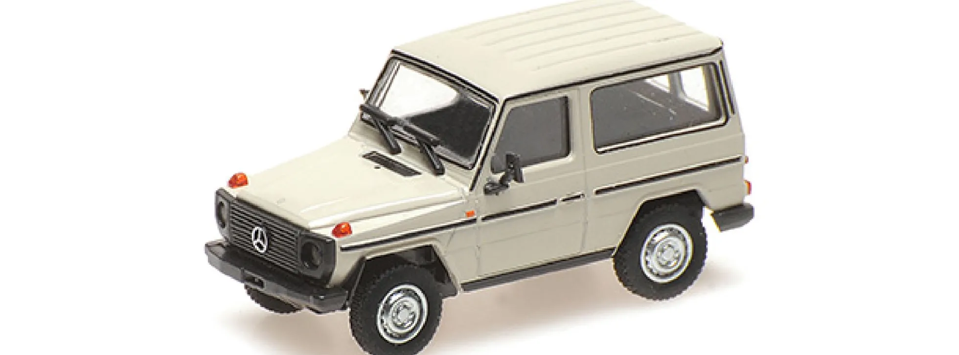 MINICHAMPS 870038064 Mercedes-Benz G-Klasse Short grau | Modellauto 1:87