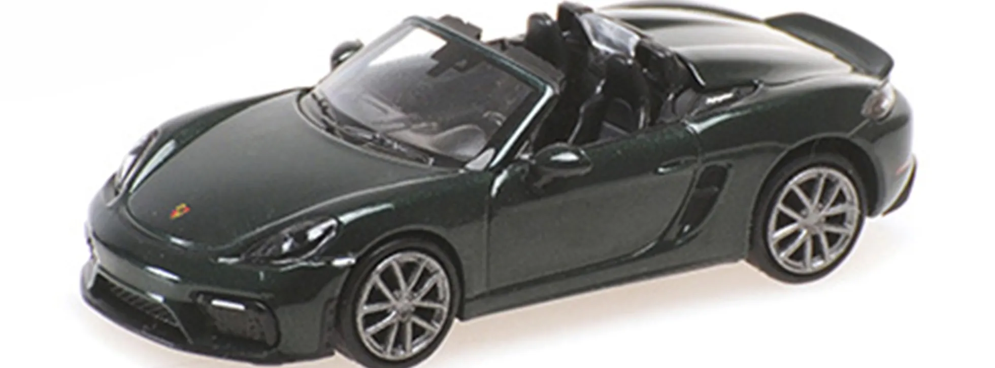 MINICHAMPS 870067700 Porsche 718 Boxster Spyder Typ 982 2019 dunkelgrünmetallic Automodell 1:87