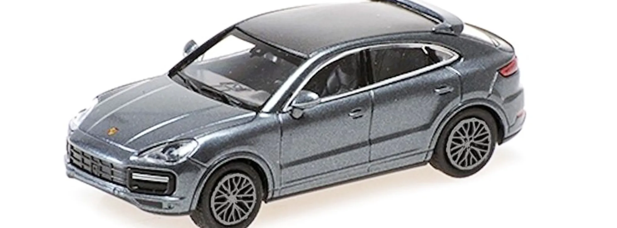 MINICHAMPS 870069122 Porsche Cayenne Turbo Coupe 2019 graumetallic Automodell 1:87