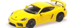 MINICHAMPS 870067602 Porsche 718 Cayman GT4 Typ 982 2019 gelb Automodell 1:87