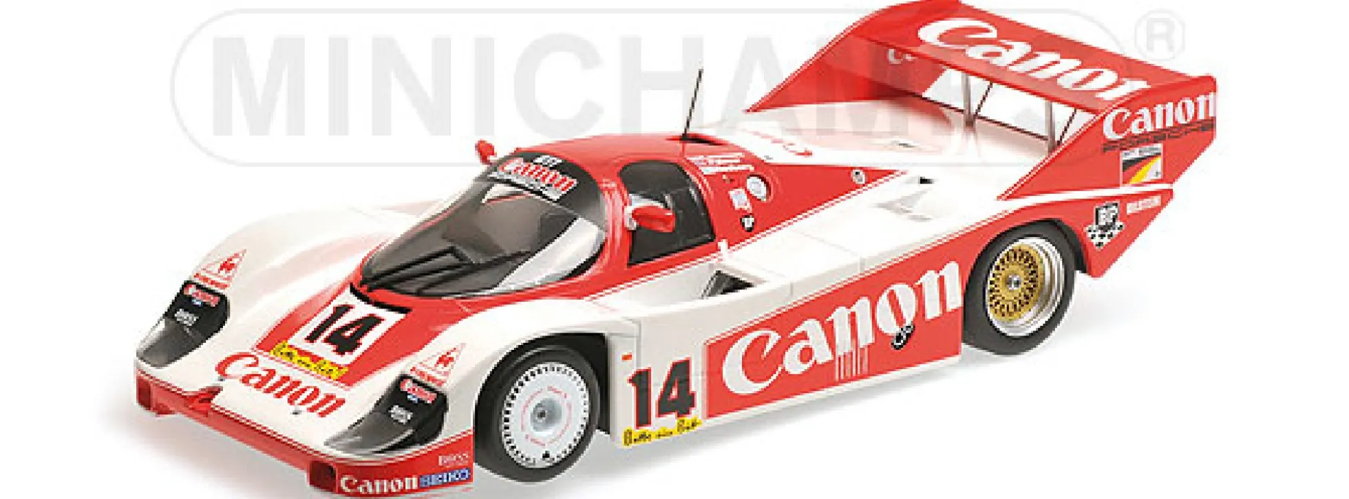 MINICHAMPS 155836614 Porsche 956K Canon Racing Rosberg/Lammers/Palmer Nürburgring | Modellauto 1:18