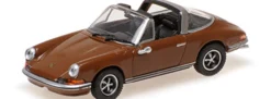 MINICHAMPS 870064560 Porsche 911 Targa 1972 braun Automodell 1:87
